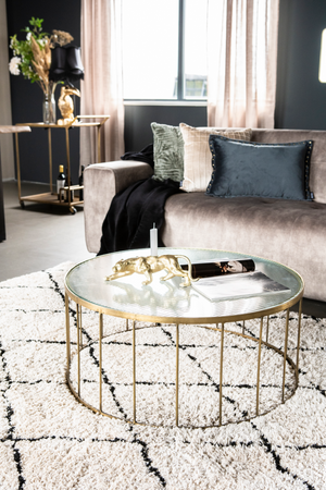 Natural & Black Diamond Rug 6’5” x 10' | By-Boo Rox | OROA.com