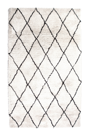 Natural & Black Diamond Rug | By-Boo Rox