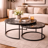 Marble Nesting Coffee Tables (2) | By-Boo Romeo