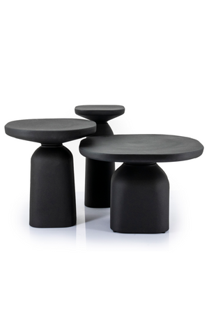 Black Aluminum Side Table | By-Boo Squand | OROA.com