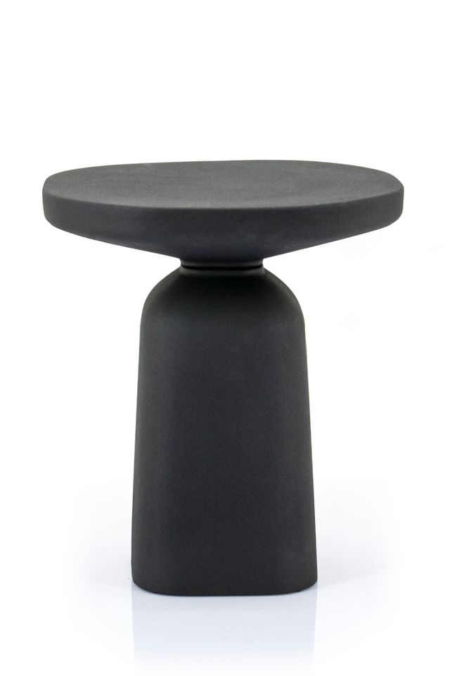 Black Aluminum Side Table | By-Boo Squand | OROA.com