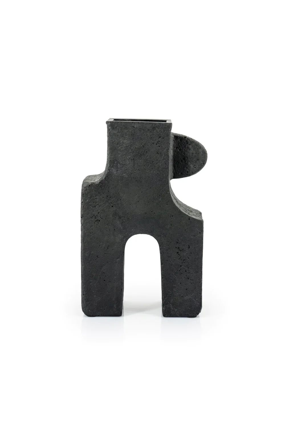 Black Contemporary Vase | By-Boo Tribe | OROA.com