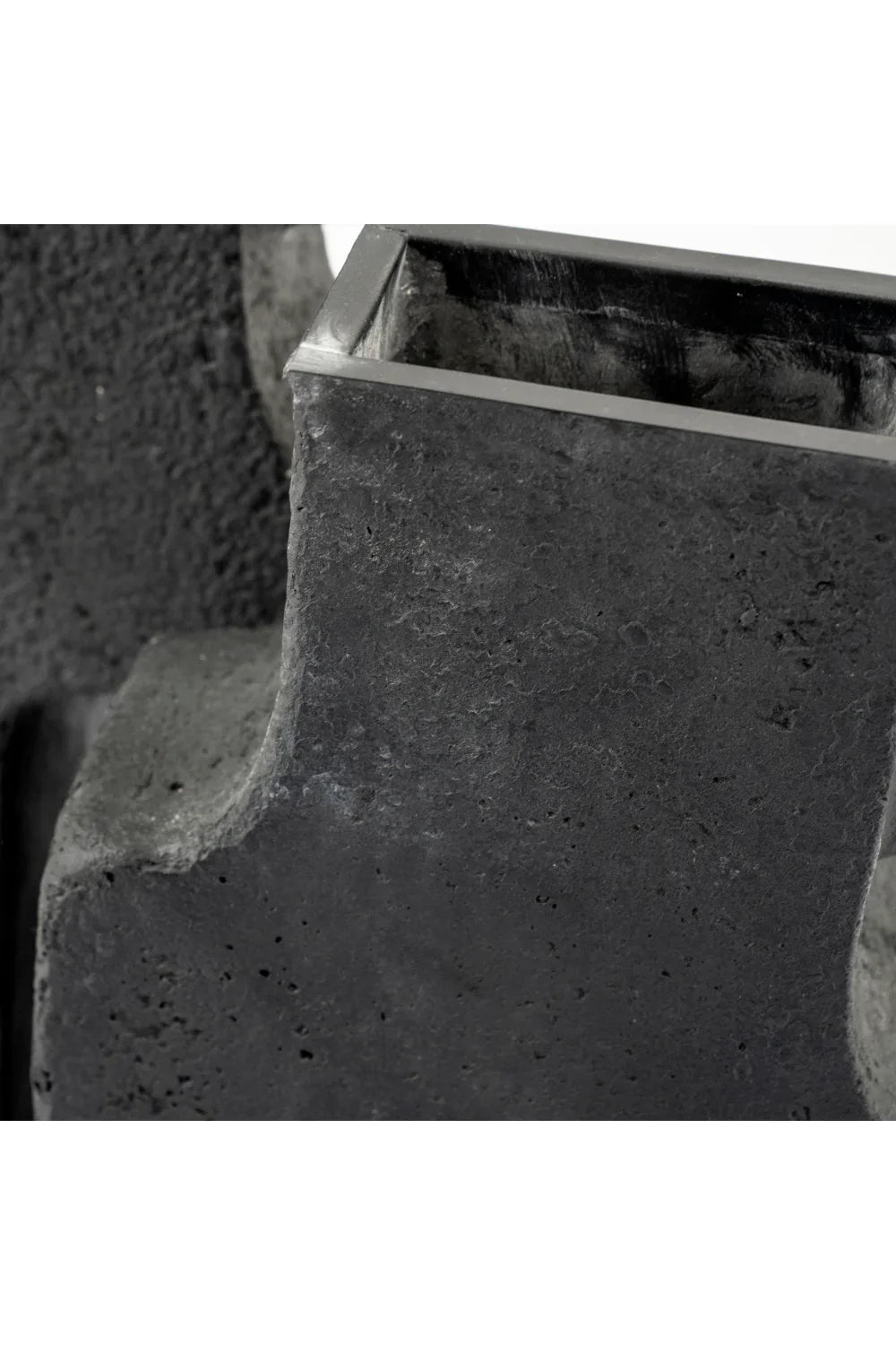 Black Contemporary Vase | By-Boo Tribe | OROA.com