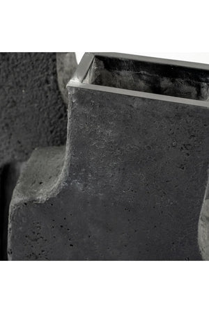 Black Contemporary Vase | By-Boo Tribe | OROA.com