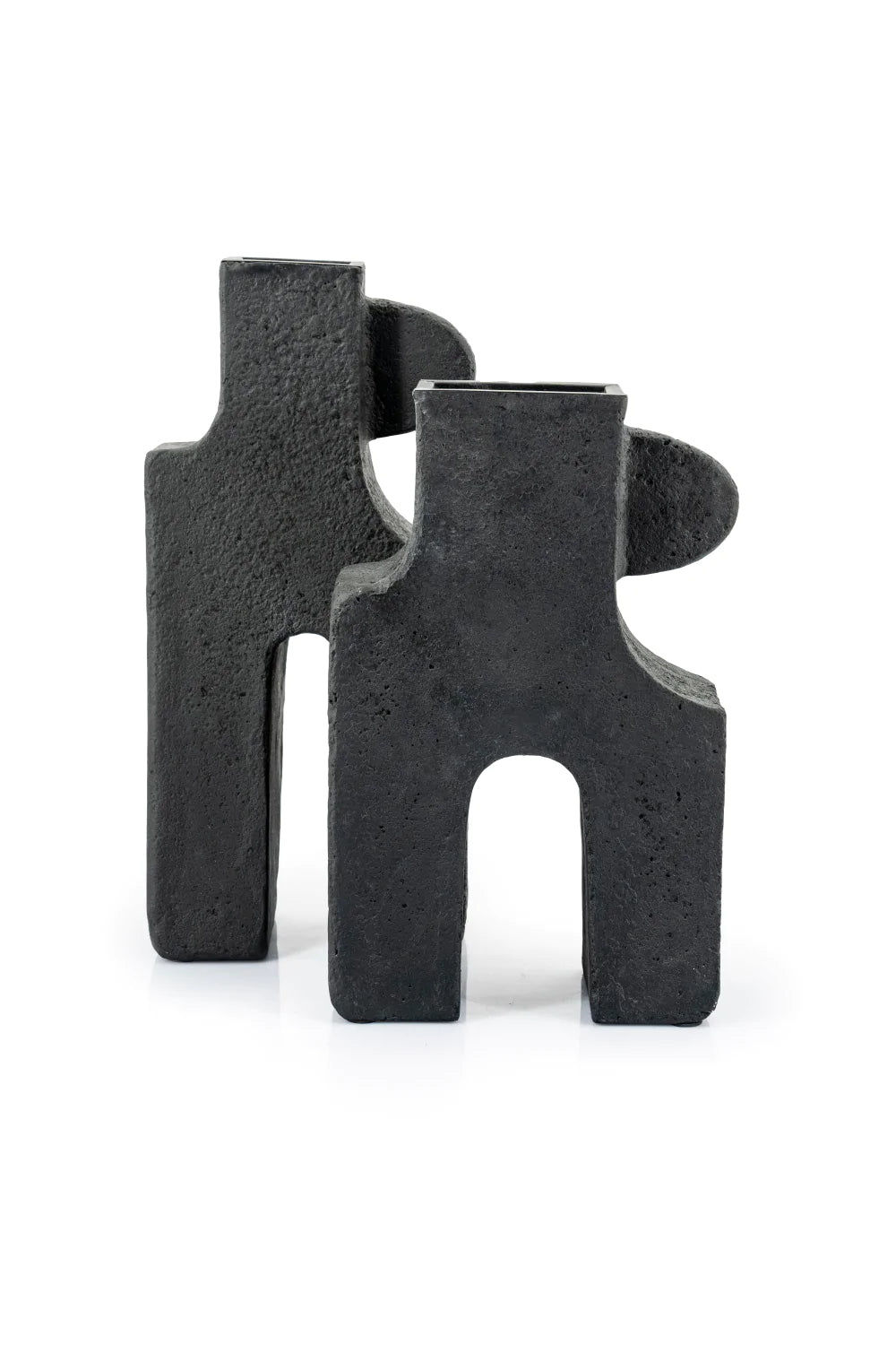 Black Contemporary Vase | By-Boo Tribe | OROA.com