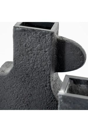 Black Contemporary Vase | By-Boo Tribe | OROA.com