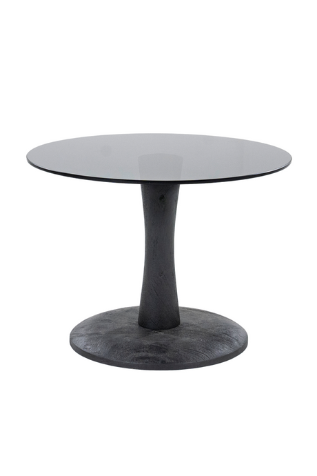 Round Glass Pedestal Coffee Table S | By-Boo Boogie  | OROA.com