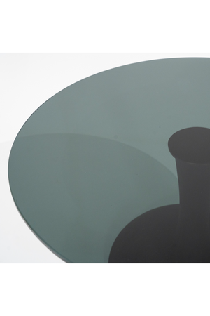 Round Glass Pedestal Coffee Table S | By-Boo Boogie  | OROA.com