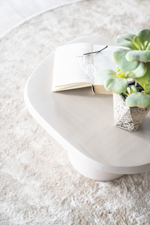 White Aluminum Side Table | By-Boo Sten | OROA.com