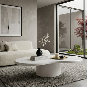   White Organic Coffee Table | Oroa.com