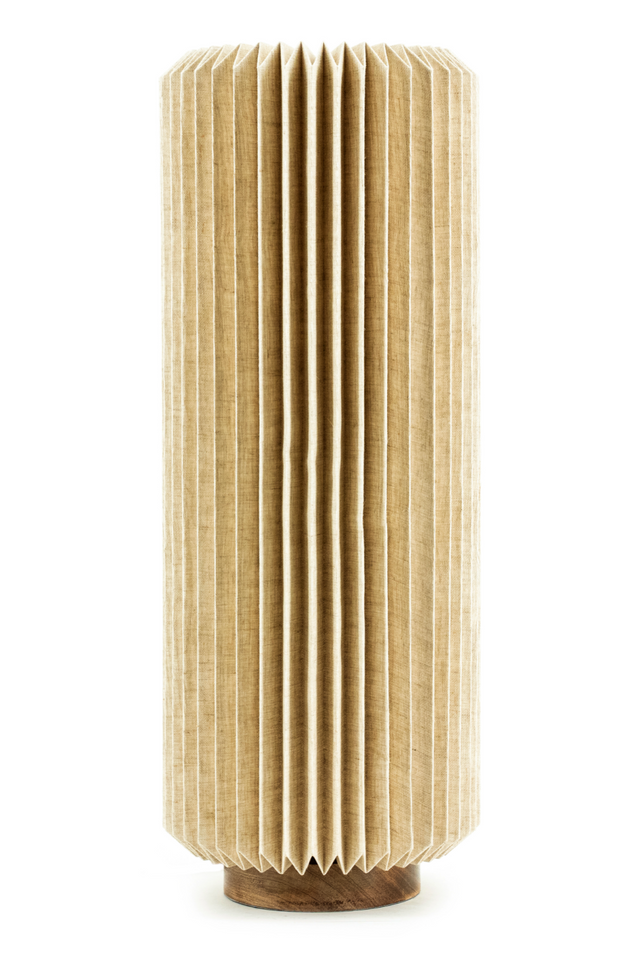 Fluted Linen Floor Lamp | By-Boo Zuki | OROA.com