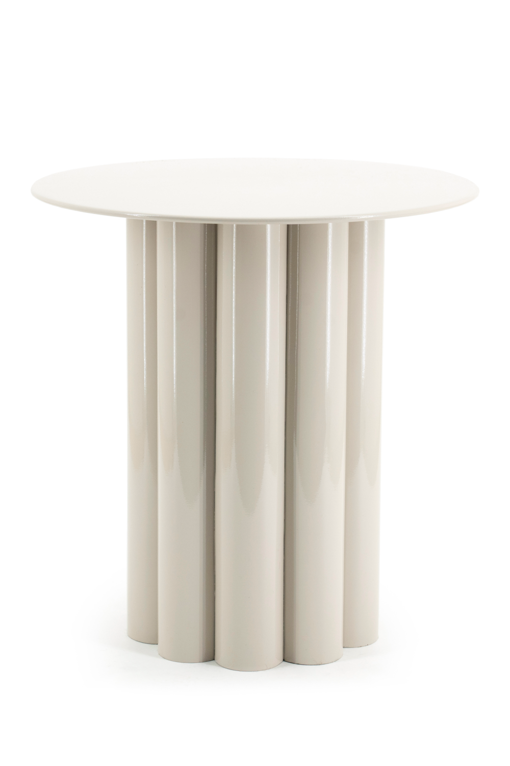 Metal Round Side Table | By-Boo Olympa | OROA.com