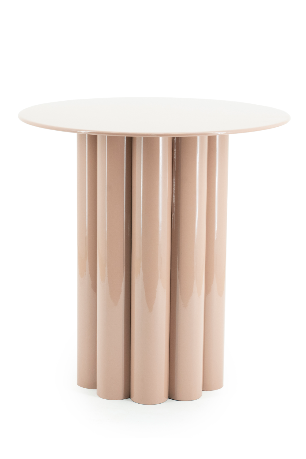 Metal Round Side Table | By-Boo Olympa | OROA.com
