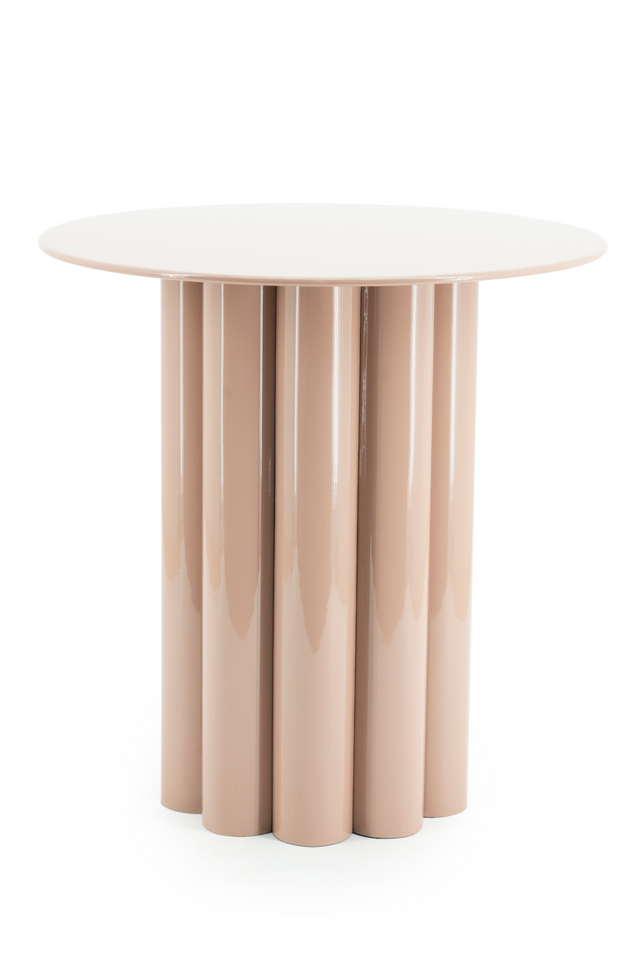 Metal Round Side Table | By-Boo Olympa | OROA.com