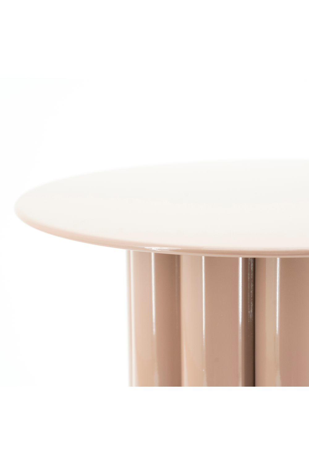 Metal Round Side Table | By-Boo Olympa | OROA.com