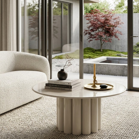   Metal Round Coffee Table | Oroa.com