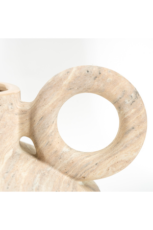 White Glazed Vase S | By-Boo Stucco | OROA.com