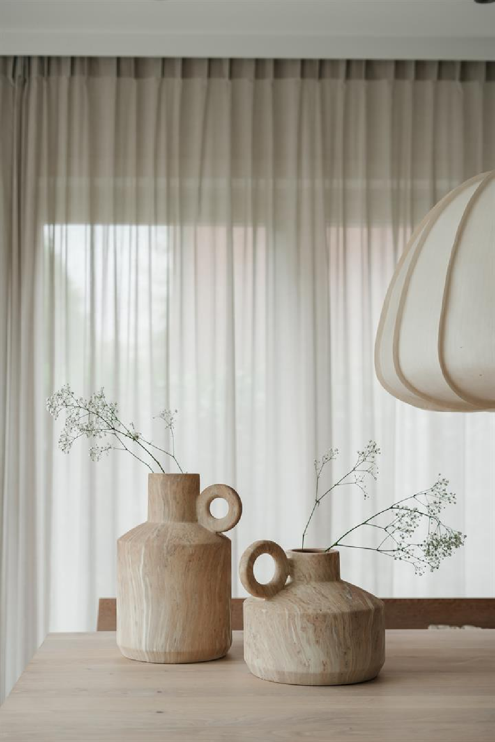 White Glazed Vase S | By-Boo Stucco | OROA.com