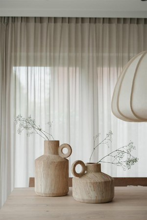 White Glazed Vase S | By-Boo Stucco | OROA.com