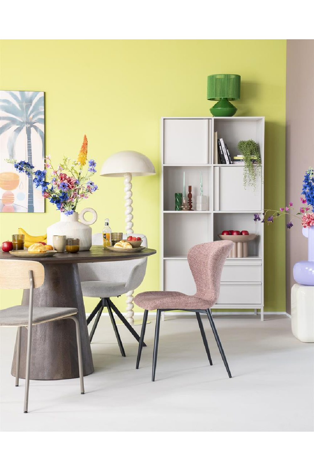 White Glazed Vase S | By-Boo Stucco | OROA.com