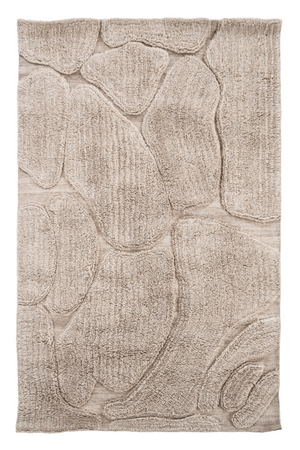 Taupe Wool Blend Carpet | By-Boo Kala | Oroa.com