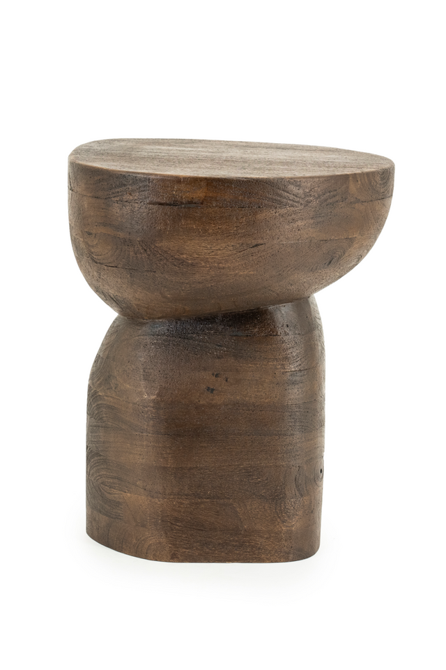 Organic-Shaped Wooden Side Table | By-Boo Cobble | Oroa.com