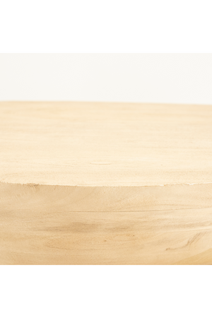 Wooden Organic Coffee Table | By-Boo Cobble | OROA.com