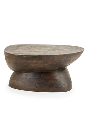 Wooden Organic Coffee Table | By-Boo Cobble