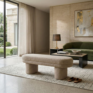   Upholstered Oval Bench | Oroa.com