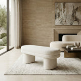 Upholstered Oval Bench | By-Boo Rama