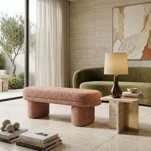   Upholstered Oval Bench | Oroa.com