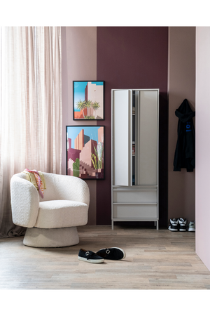 White Metal Cabinet | By-Boo Boaz | OROA.com