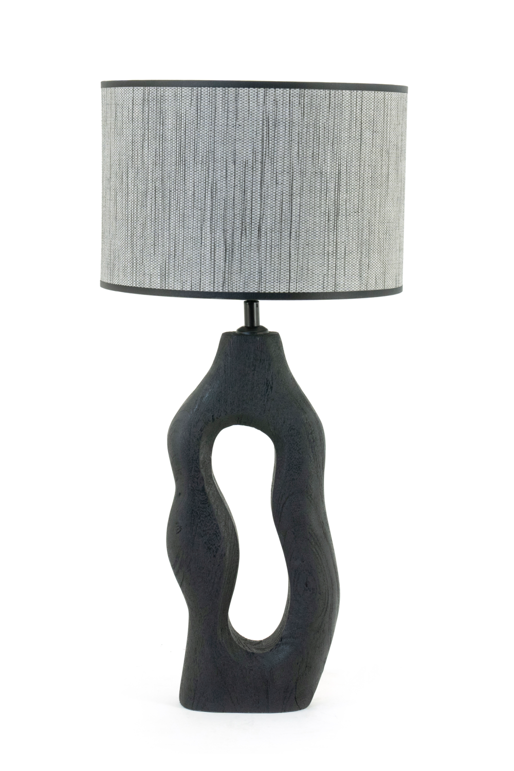 Black Organic-Shaped Base Table Lamp | By-Boo Shiboo | OROA.com