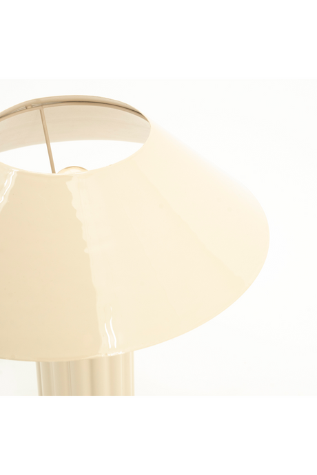 Glazed Iron Table Lamp | By-Boo Pallas | OROA.com