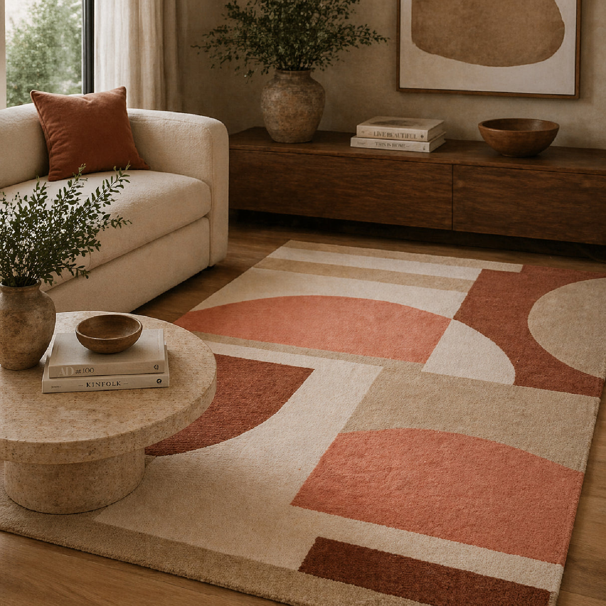   Patterned Wool Rug 6' x 10' | Oroa.com