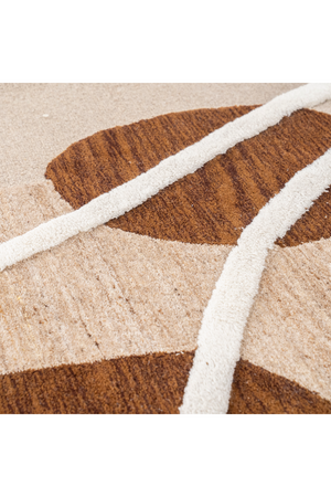 Handmade Wool Abstract Carpet | By-Boo Organi | OROA.com