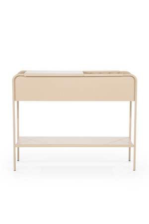 Beige Iron Console Table | By-Boo Will Be | OROA.com