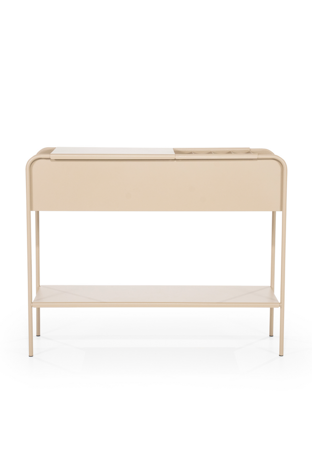 Beige Iron Console Table | By-Boo Will Be | OROA.com