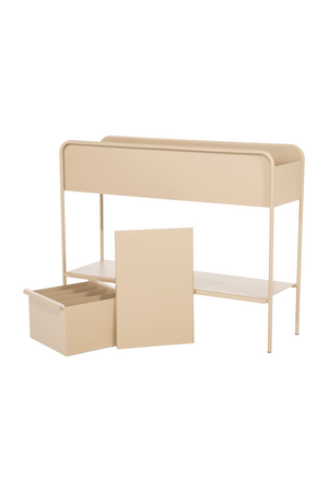 Beige Iron Console Table | By-Boo Will Be | OROA.com