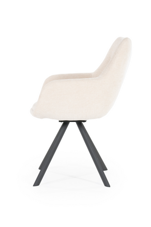 Upholstered Swivel Armchair (2) | By-Boo Bliss | OROA.com