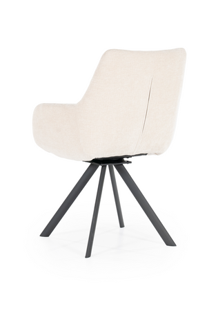 Upholstered Swivel Armchair (2) | By-Boo Bliss | OROA.com