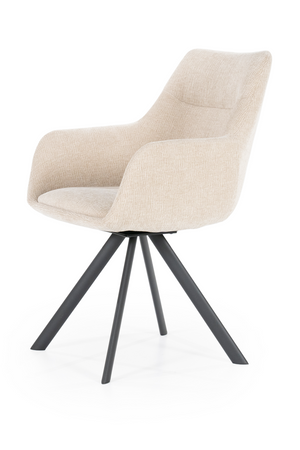 Upholstered Swivel Armchair (2) | By-Boo Bliss | OROA.com
