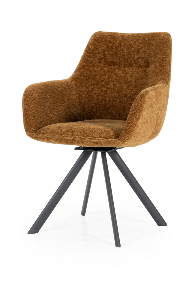 Upholstered Swivel Armchair (2) | By-Boo Bliss | OROA.com