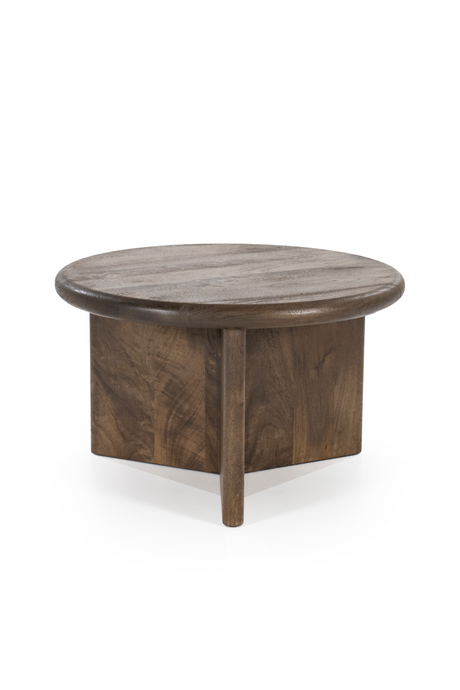 Round Wooden Coffee Table M | By-Boo Leoti | OROA.com