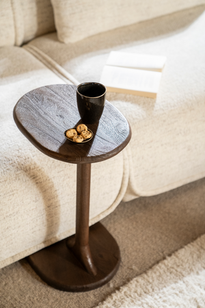 Mango Wood End Table | By-Boo Fenix | OROA.com