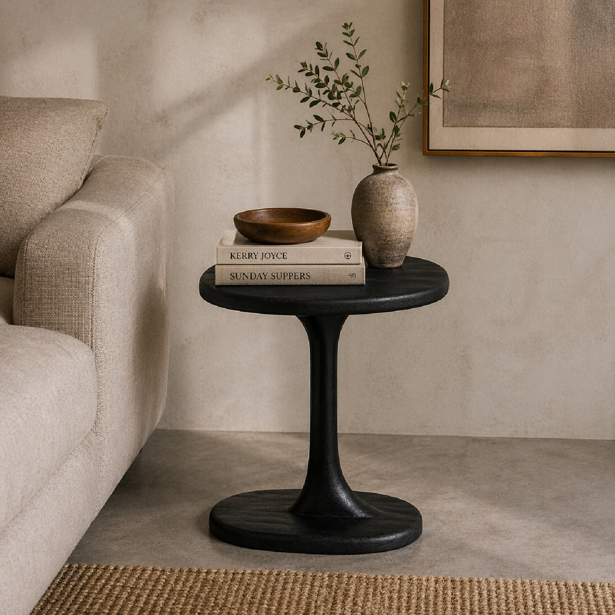   Mango Wood End Table | Oroa.com