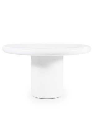 White Pedestal Coffee Table | By-Boo Frost | OROA.com