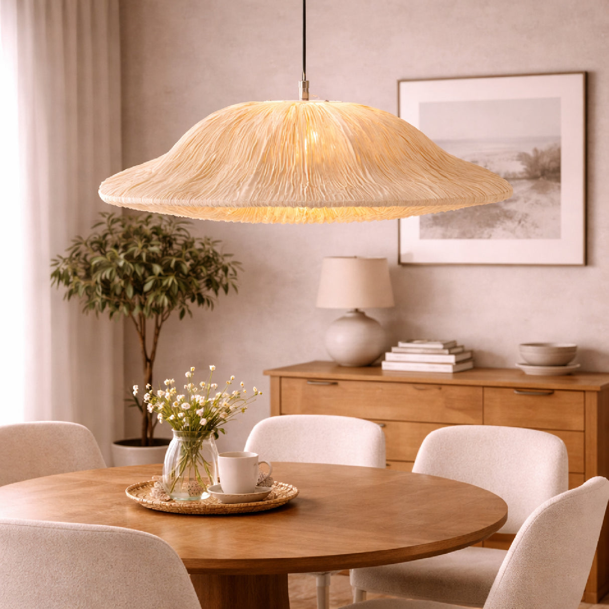   Handmade Paper Pendant Lamp | Oroa.com