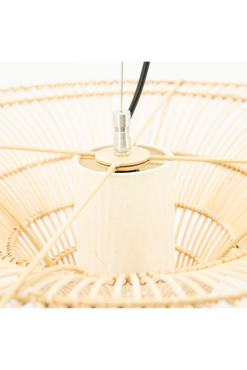 Conical Reed Hanging Lamp | By-Boo Hanoi | OROA.com