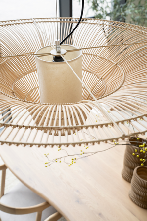 Conical Reed Hanging Lamp | By-Boo Hanoi | OROA.com